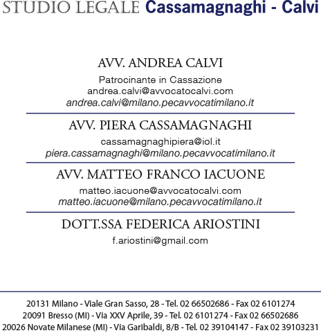 avv calvi cassamagnaghi